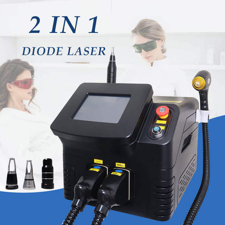 3 Wavelength 755nm 1064nm 808nm Professional Diode Laser Hair Removal Machine