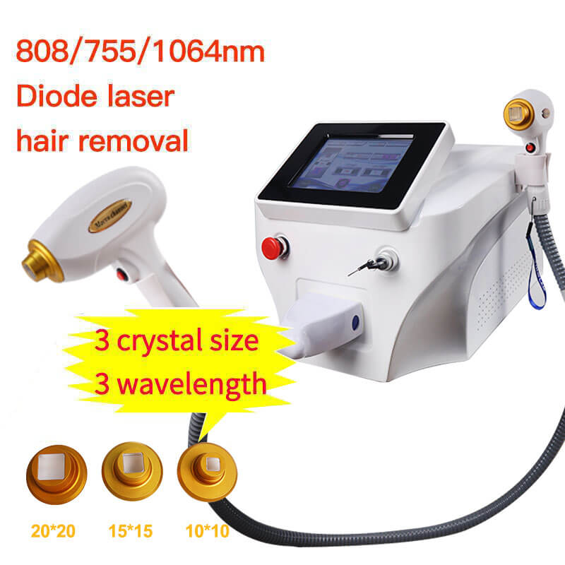 755nm/1064nm/808nm Diode Laser Hair Removal Depilacion Laser Machine Skin Rejuvenation