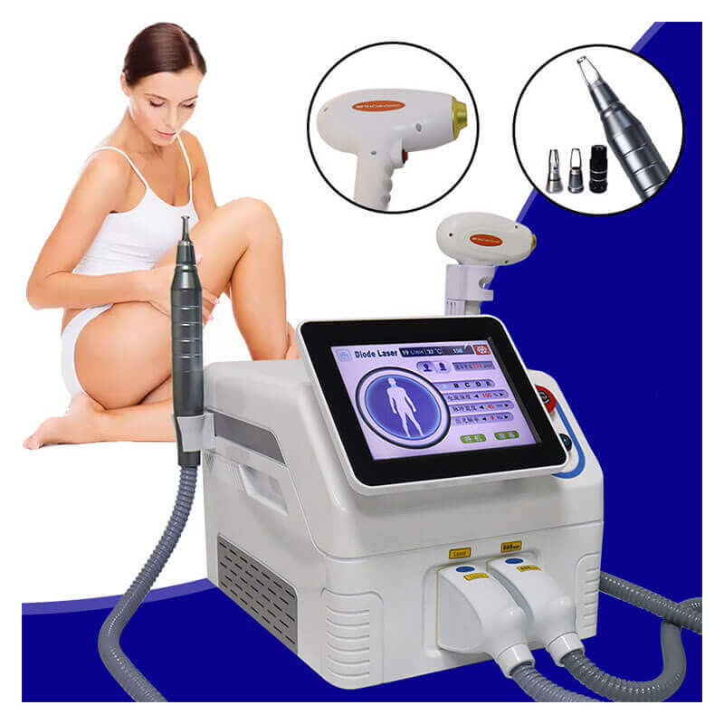 2 In 1 Diode Laser Picosecond Laser Machine 808nm Hair Removal Machine Tattoo Removal Machine