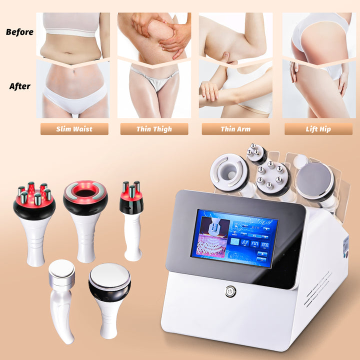 New 5 In 1 Ultrasonic Cavitation Vacuum Body Slimming Machine