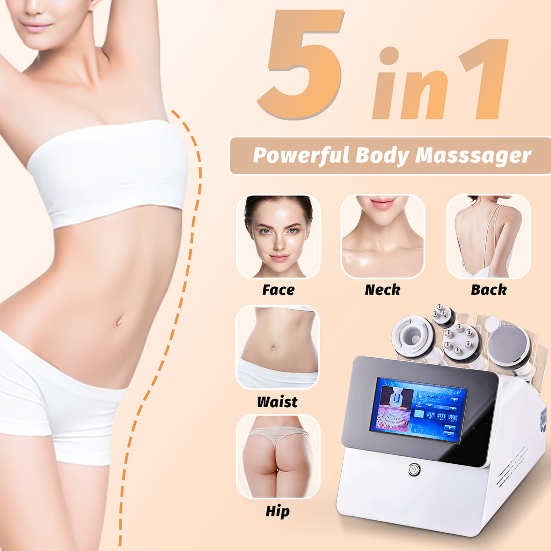 New 5 In 1 Ultrasonic Cavitation Vacuum Body Slimming Machine