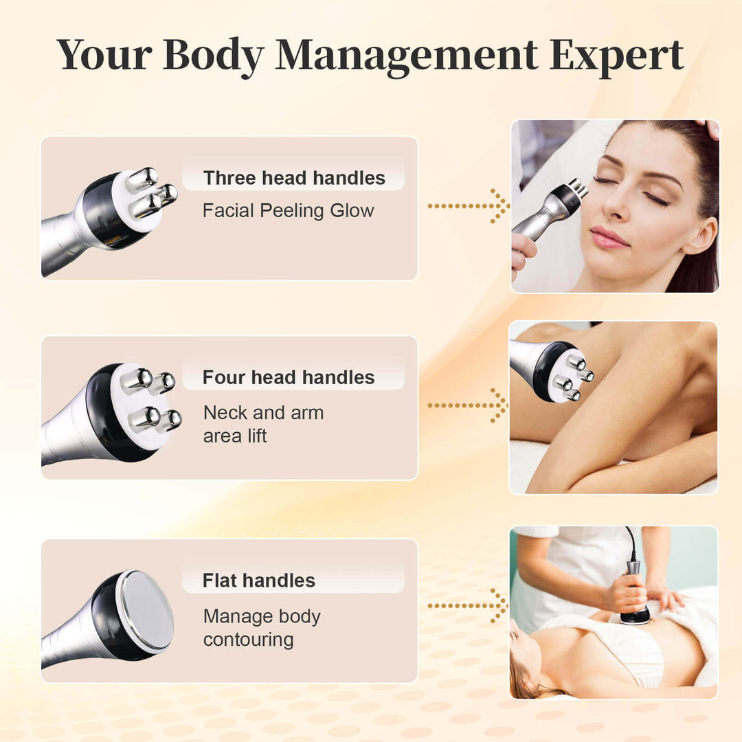 3 In 1 Portable  40K Cavitation System Body Slimming Machine