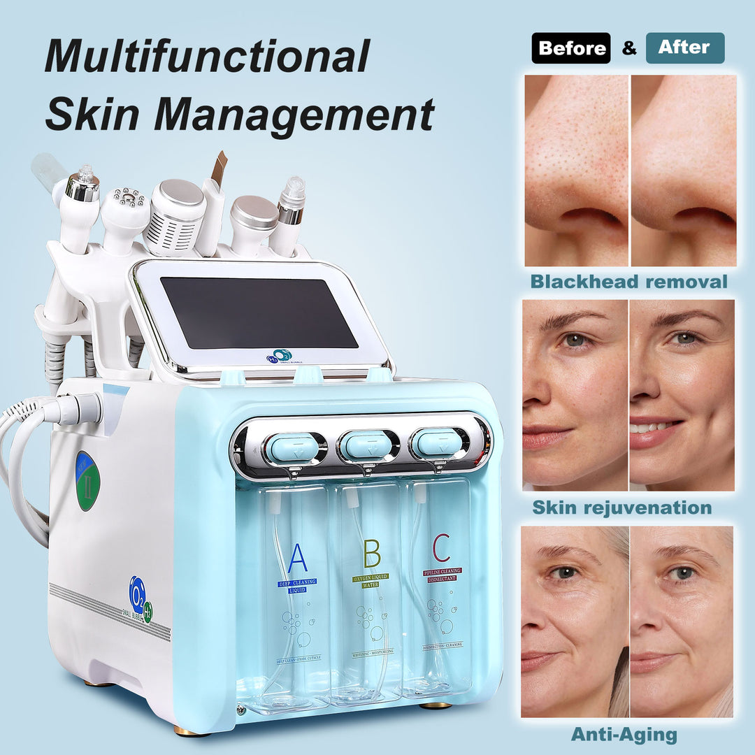 7 in 1 Multifunctional Face Care Device for Skin Moisturizing Home and Salon Use