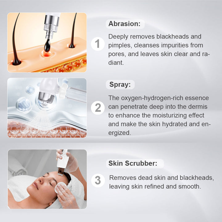 6 In 1 Hydro Aqua Micro Dermabrasion Machine Oxygen Jet Beauty Care