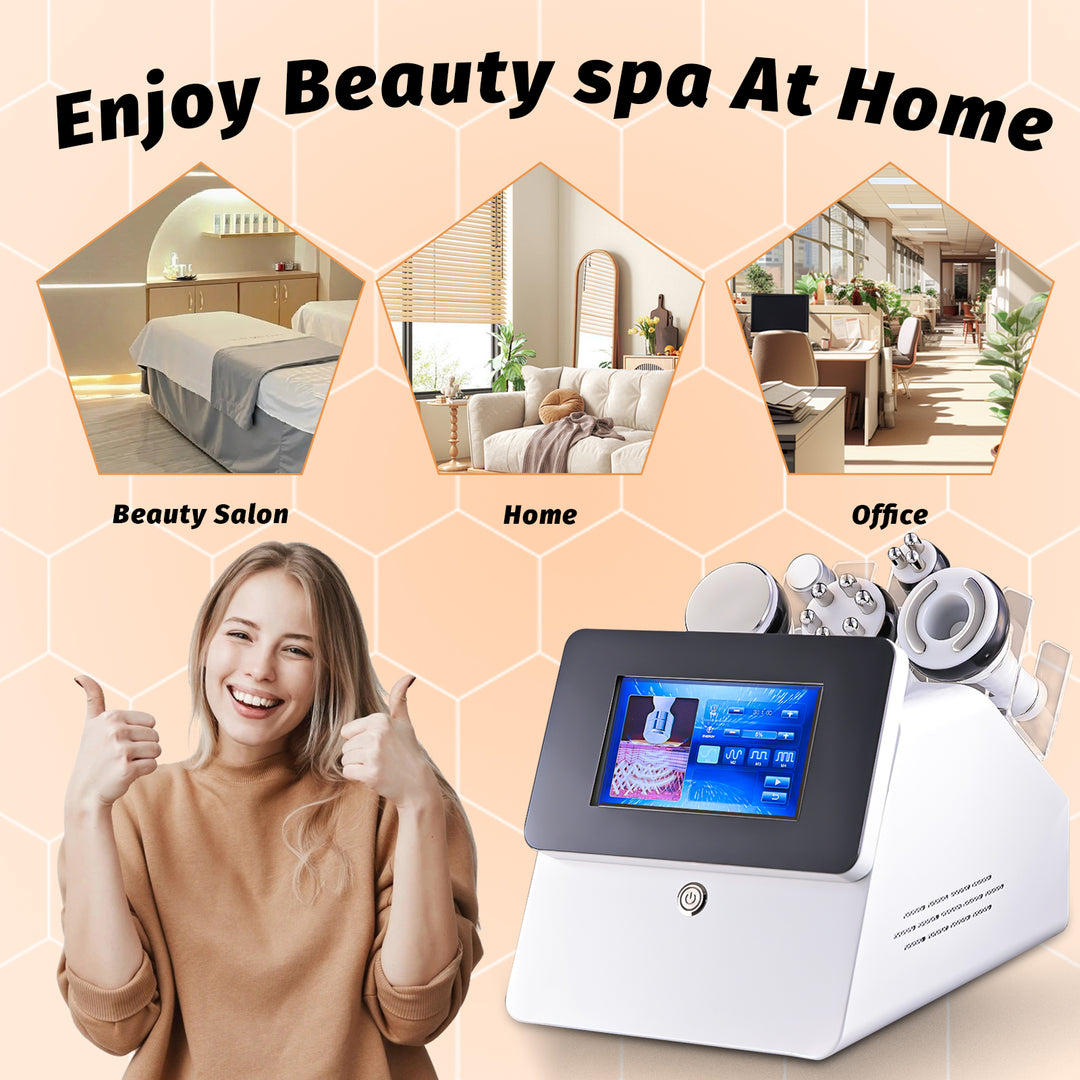 New 5 In 1 Ultrasonic Cavitation Vacuum Body Slimming Machine