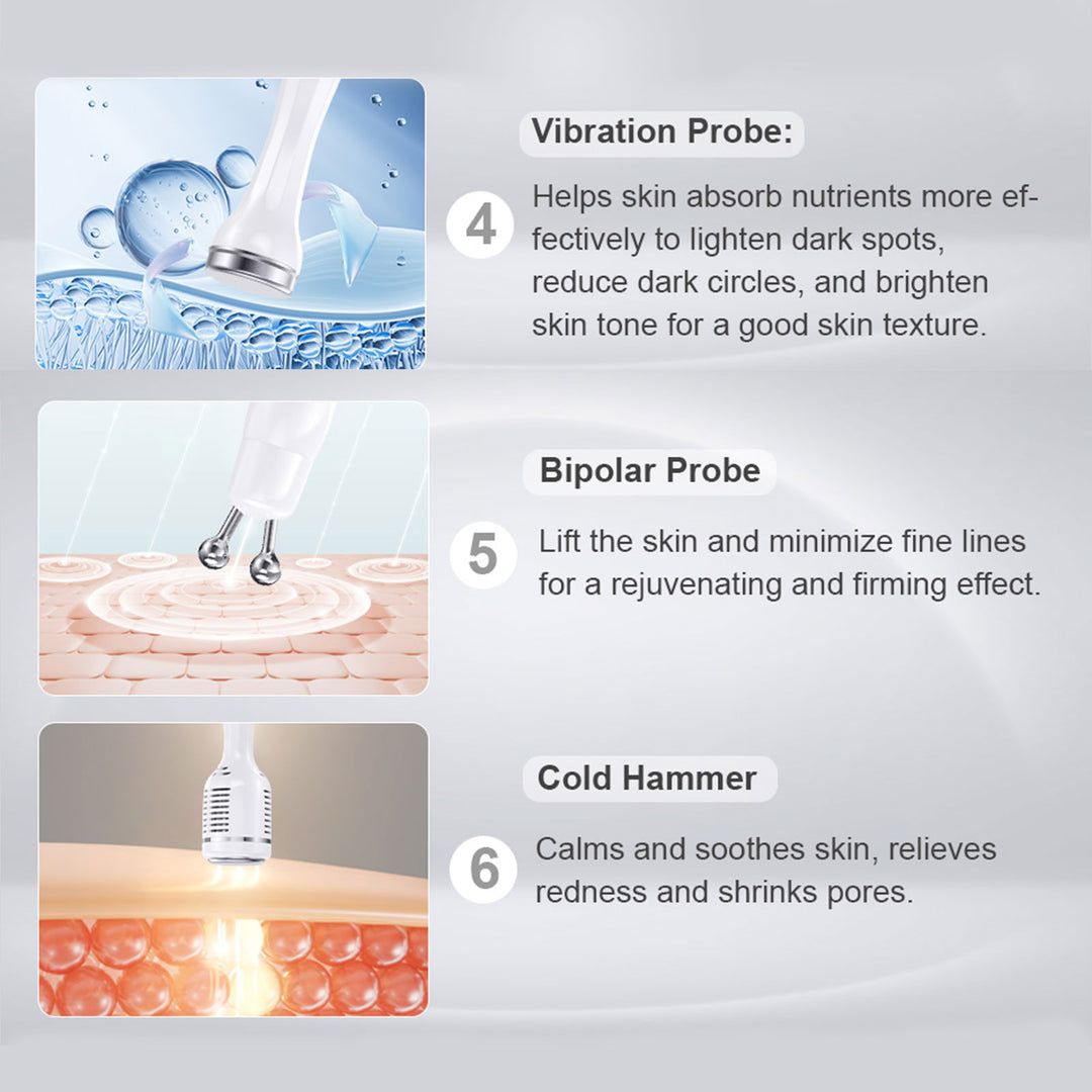 6 In 1 Hydro Aqua Micro Dermabrasion Machine Oxygen Jet Beauty Care
