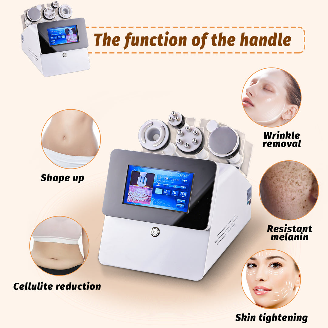 New 5 In 1 Ultrasonic Cavitation Vacuum Body Slimming Machine