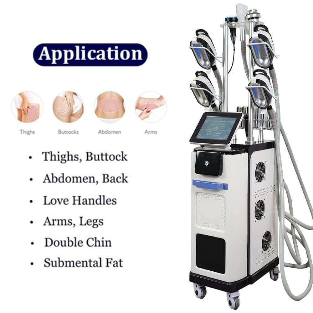 5 Cryo Handles Cryo Slimming Machine