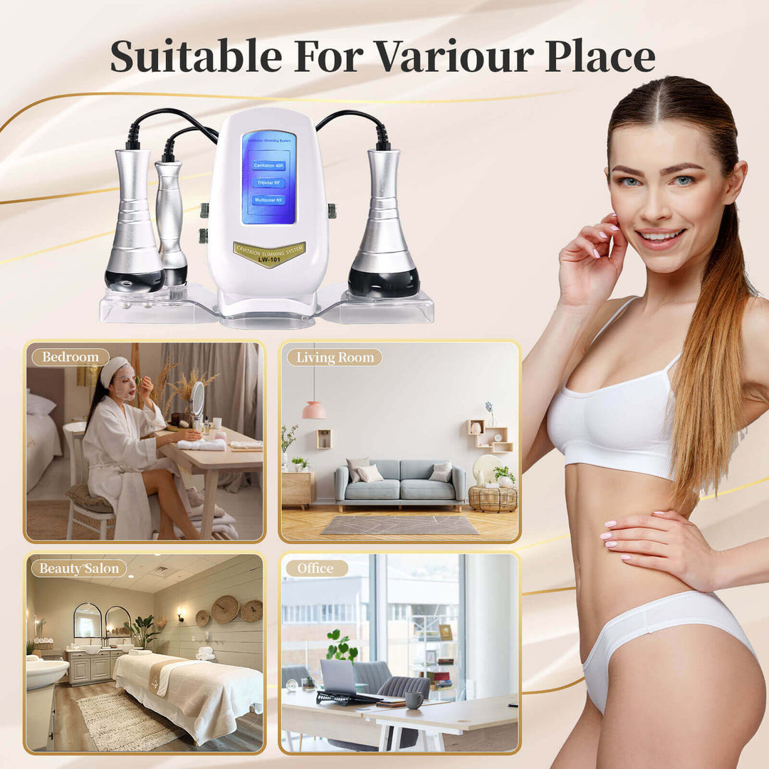3 In 1 Portable  40K Cavitation System Body Slimming Machine