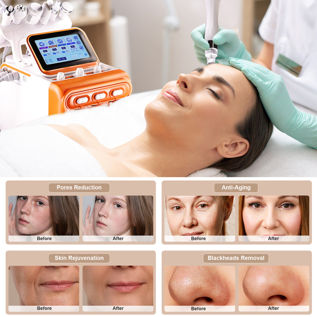 7 In 1 with Mask Hydra Aqua Facial Machines Skin Management Beauty Salon Use