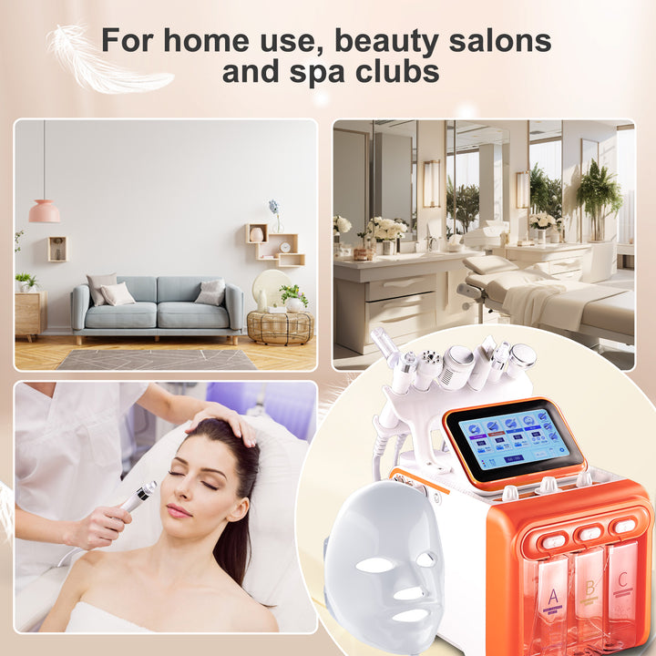 7 In 1 with Mask Hydra Aqua Facial Machines Skin Management Beauty Salon Use