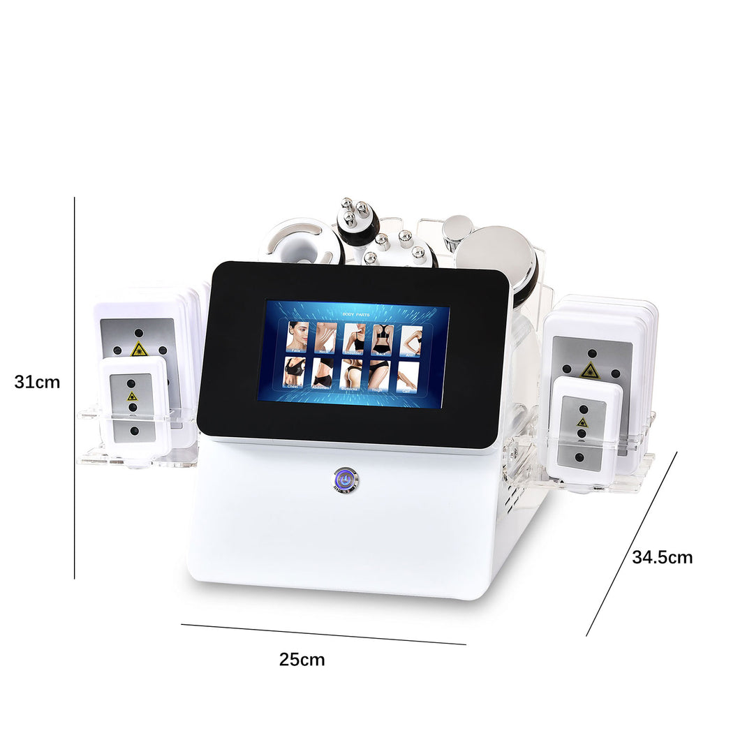 6 in1 Ultrasonic Fat Burning Cellulite Body Massager RF Cavitation Machine  ﻿