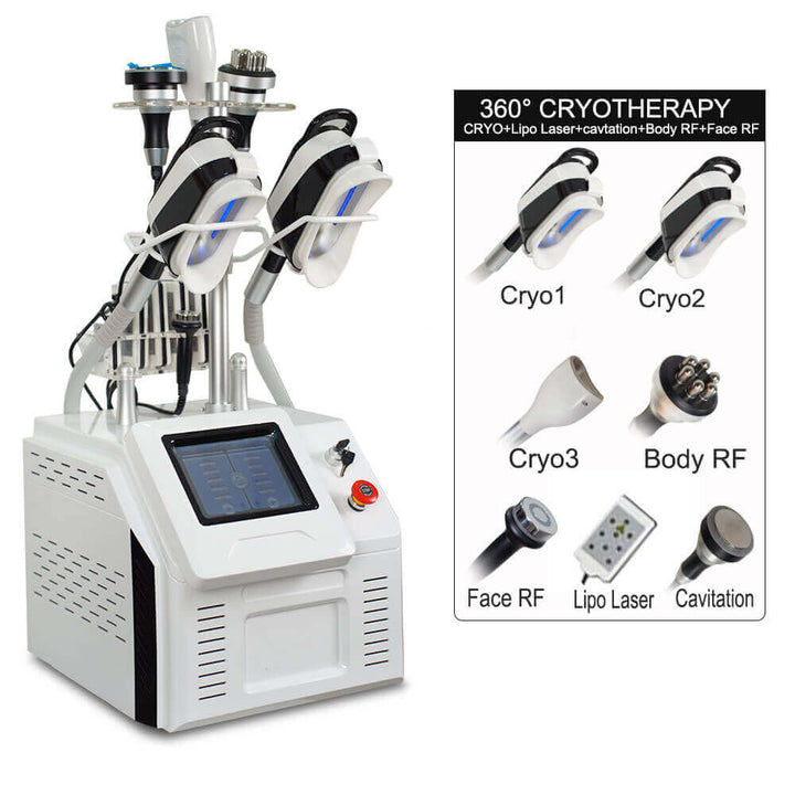 Portable Cool Tech Cellulite Reduction Cryo Fat Freezing 360