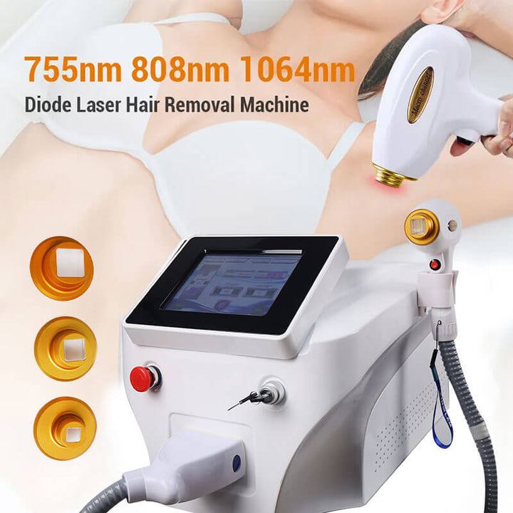 Skin rejuvenation and hair removal machines