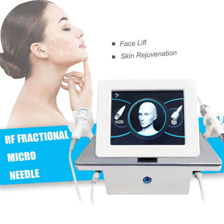 radiofrequency fractionated with microneedles